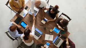 Property Management Team having strategic meeting